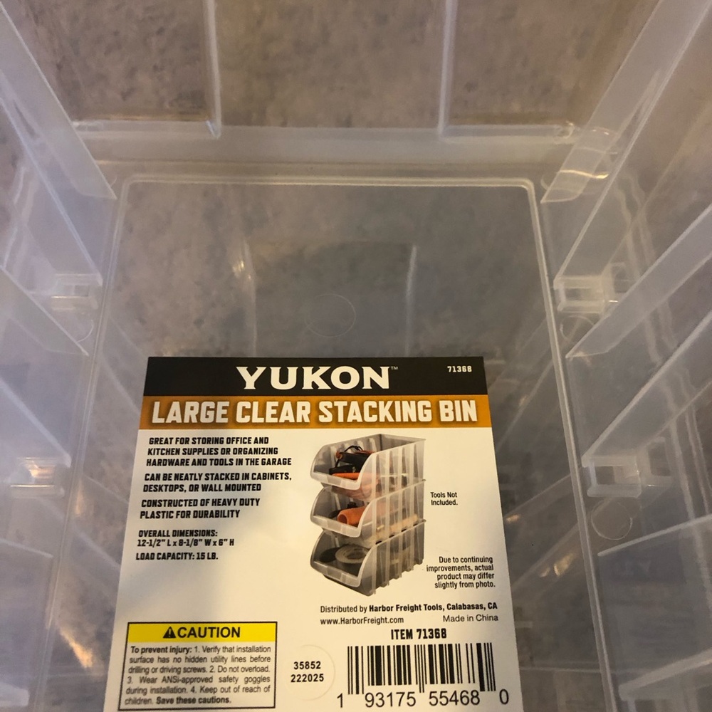 Clear Stackable Storage Bins - Picture 4 of 7